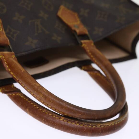 LOUIS VUITTON Monogram Sac Plat Hand Bag M51140 - Picture 6 of 16